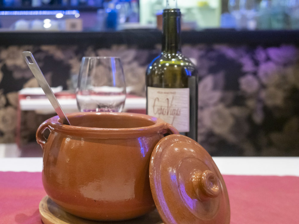 Cocido madrileño y Cepas viejas de Vinos Jeromín