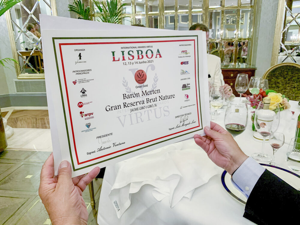 premios-virtus-2021-cava-reserva-baron-merten-chaine-rotisseurs