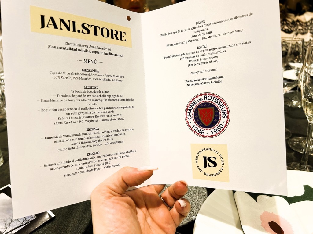 chainespain-cena-janistore-barcelona-menu